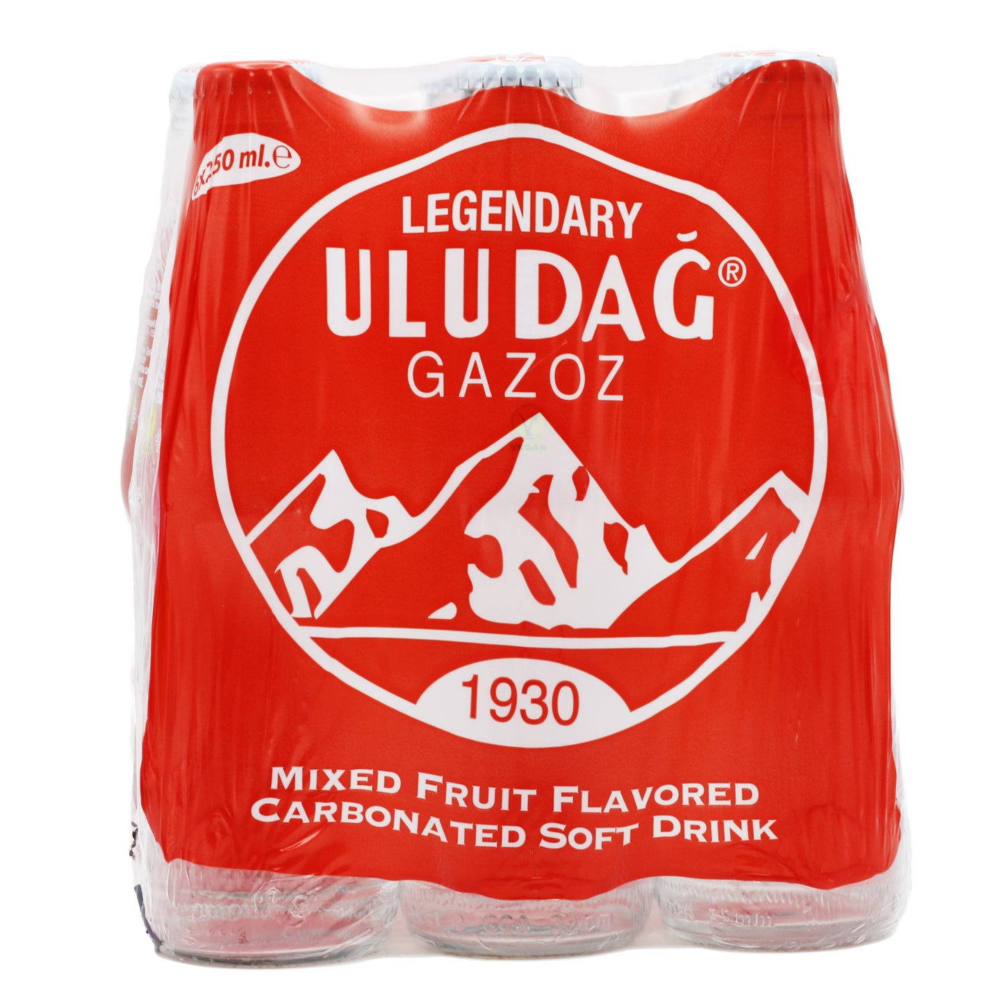 Uludag Legendary Sparkling Soda Gazoz Mixed Fruit 6x250 ML