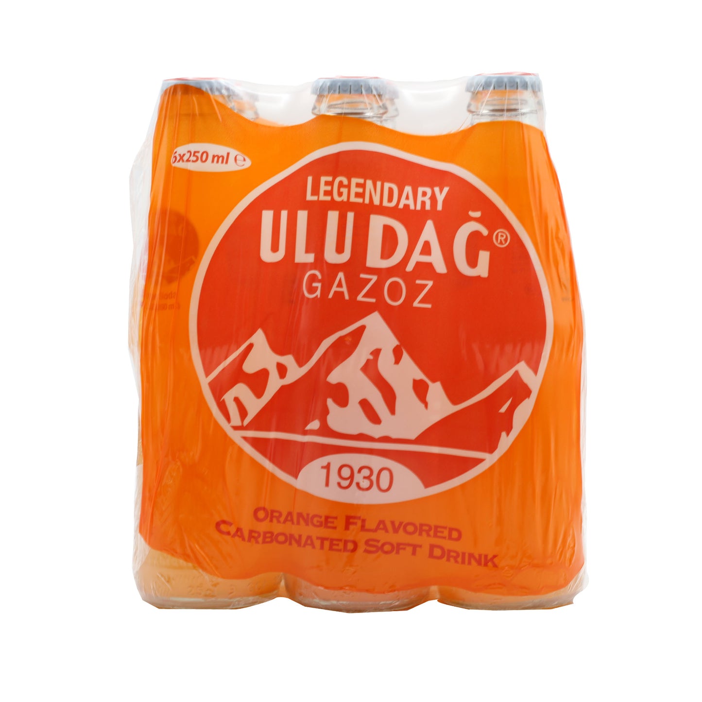 Uludag Orange Carbonated Water 6x250ML