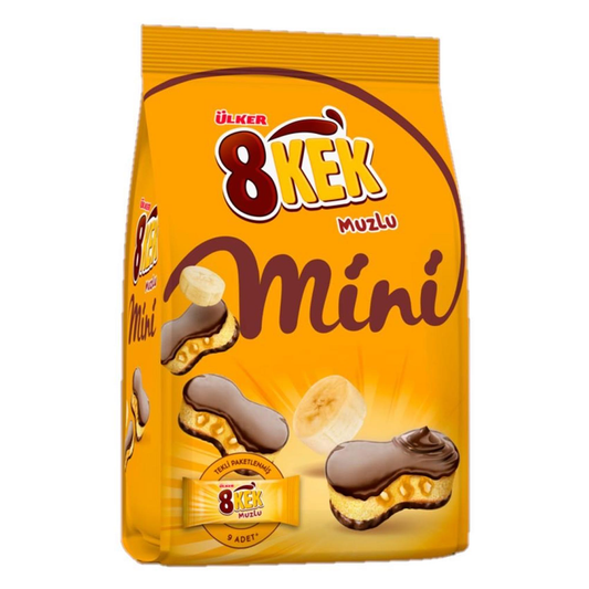 Ulker 8Kek Mini cake w Banana 162 gr