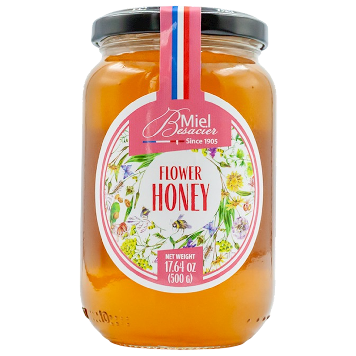 Miel Besacier Flower Honey 17.64 Oz (500 gr)