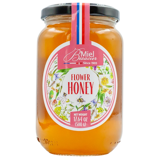 Miel Besacier Flower Honey 17.64 Oz (500 gr)