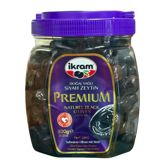 Ikram Black Olives Premium Sele 800 gr