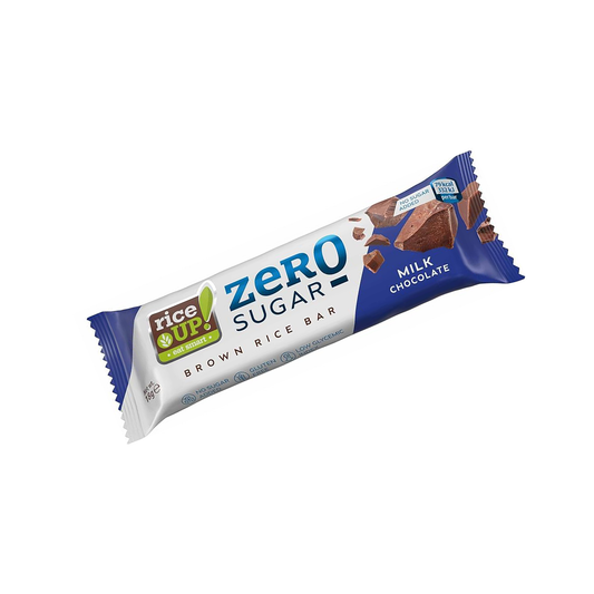 RiceUp Zero Sugar Brown Rice Bar Milk Chocolate 18 g