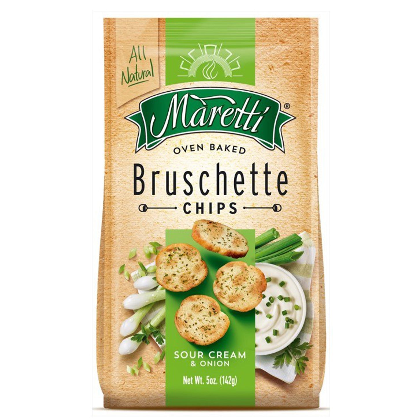 Maretti Brushette Chips Tomato Sour Cream &Onion 5 oz(142 g)