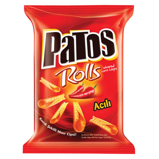Patos Rolls hot Pepper Flavour Chips 109 gr