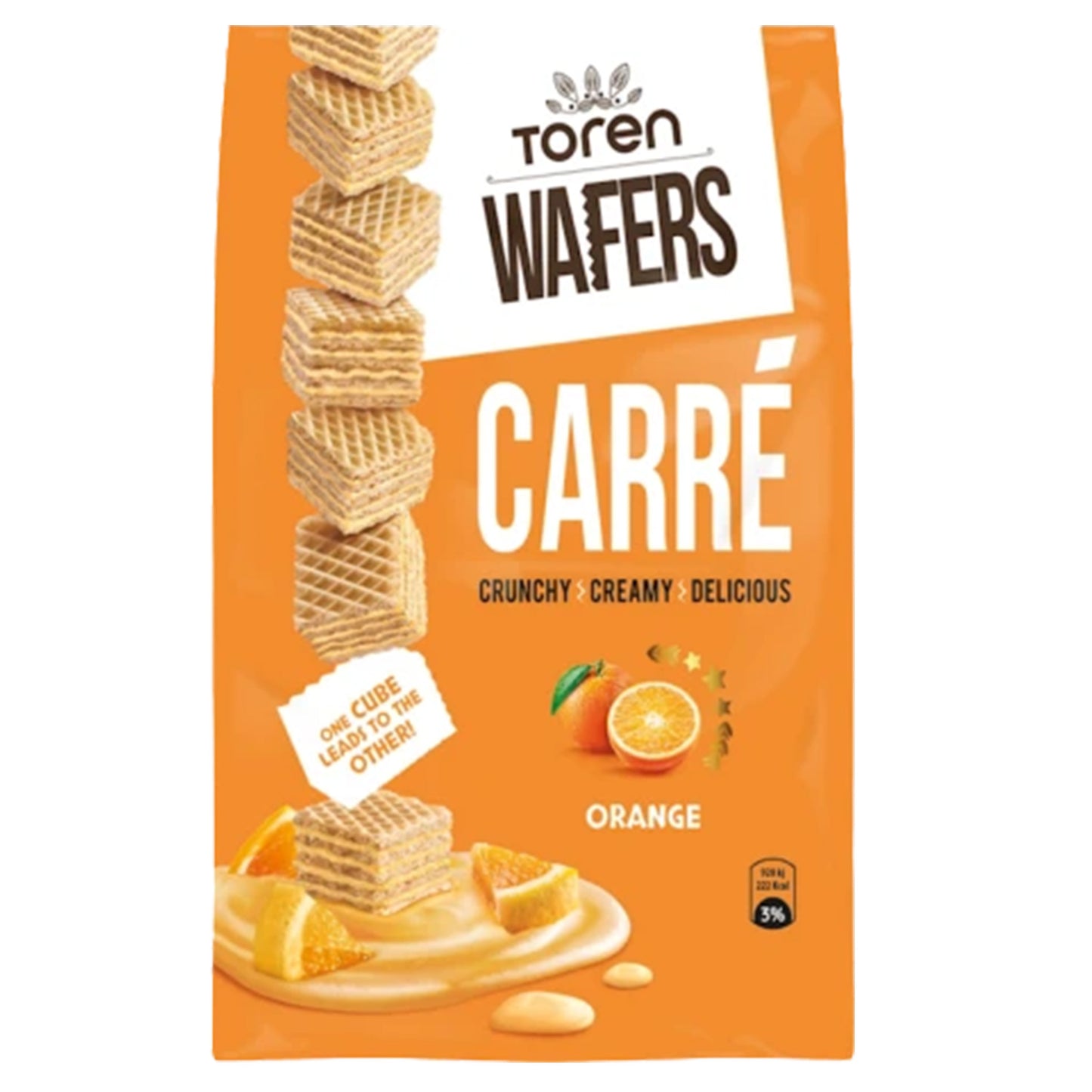 Toren Wafers Carre Orange Cream Wafer 250 gr