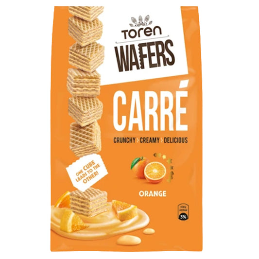 Toren Wafers Carre Orange Cream Wafer 250 gr