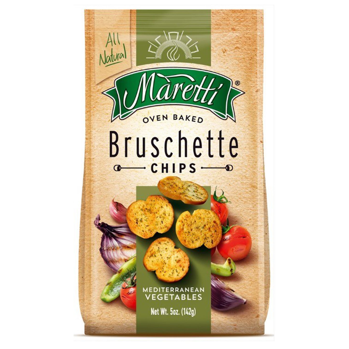 Maretti Brushette Chips Mediterranean Vegetables 5 oz(142 g)