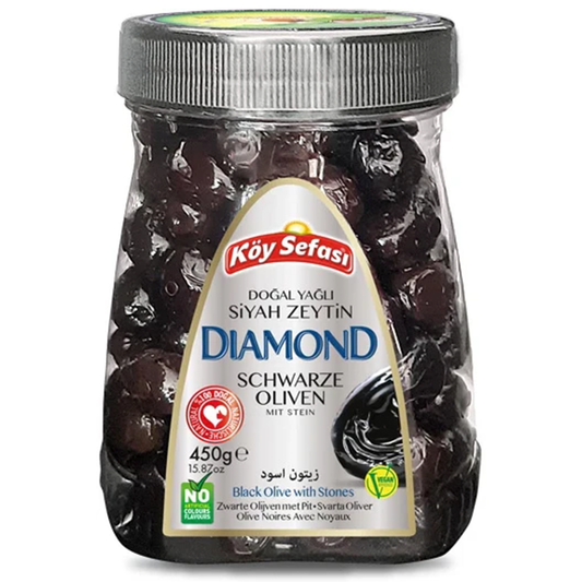 Ikram Koy Sefasi Black Olives Diamond 450 gr