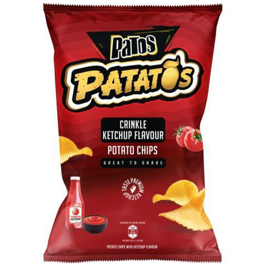 Patos Crinckle Ketchup Flavour 100 gr