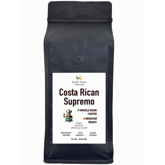 Seven Years Harvest Costa Rican Supremo 16 oz (454 Gr)