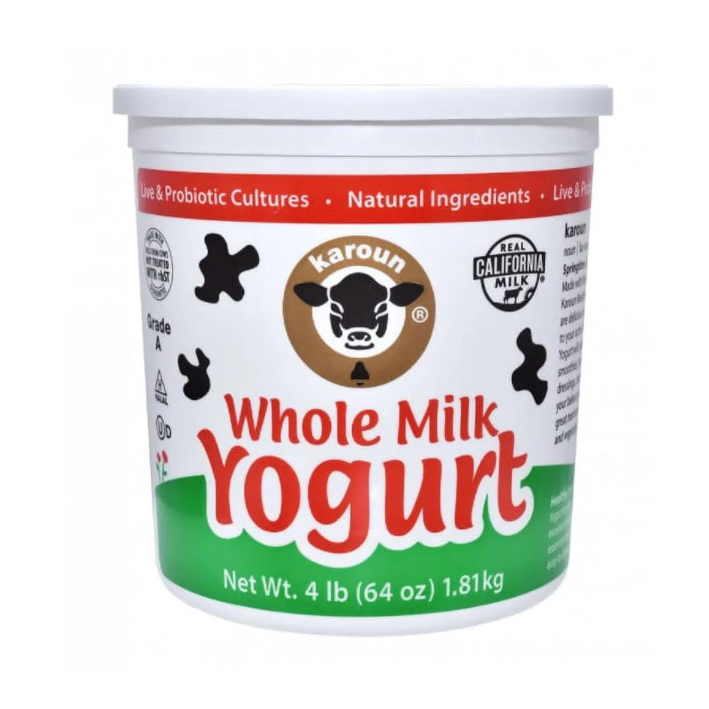 Karoun Whole Milk Yogurt 4 lb (1.81 kg)