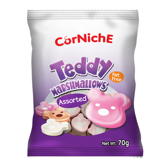 Corniche Assorted Teddy Marshmallows 70 gr
