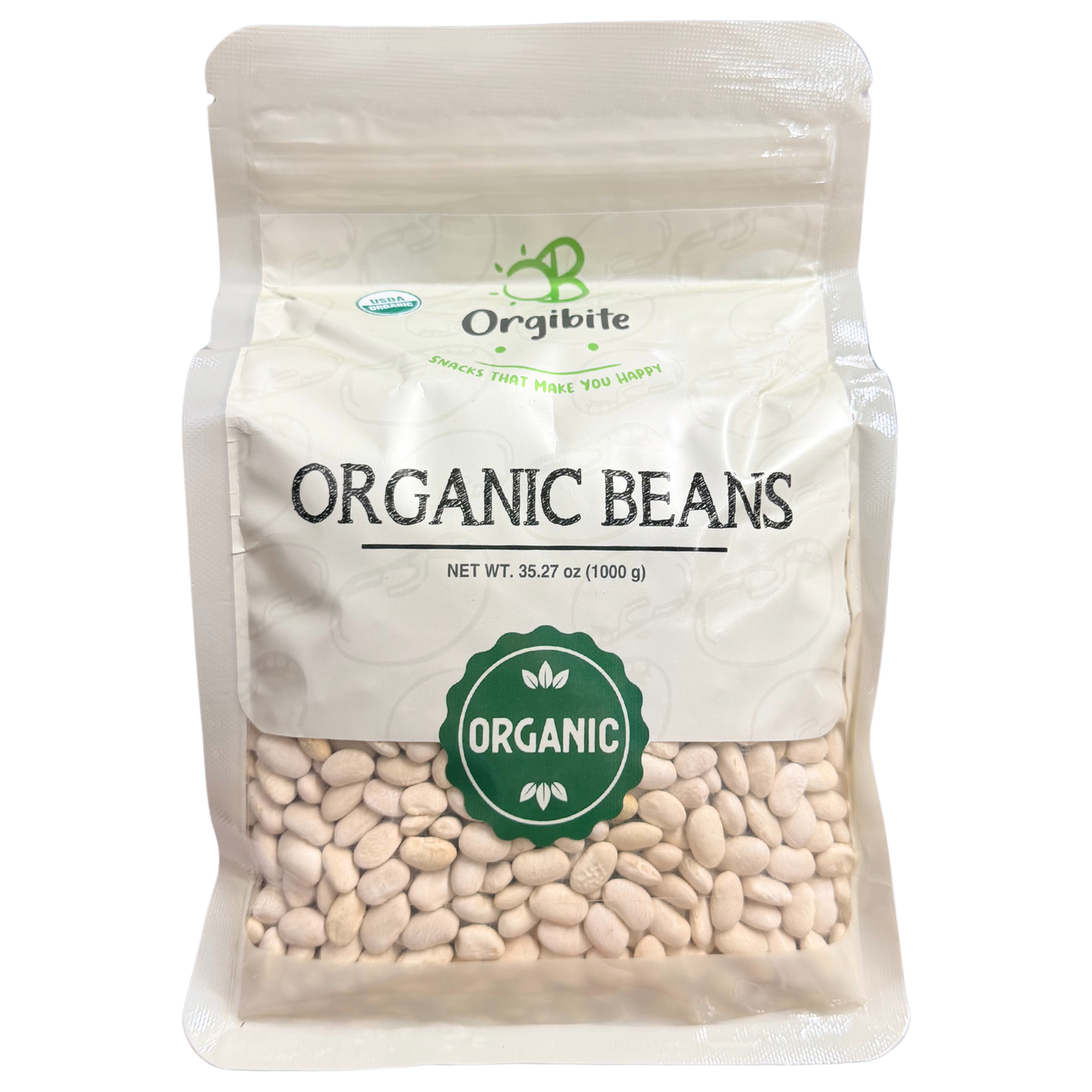 Orgibite Organic White Bean 1 kg