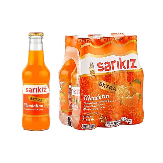 Sarikiz Mandarin  Sparkling Drink 200 Ml x6