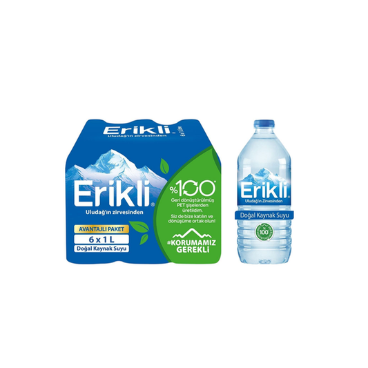 Erikli Naturel spring Water 1 L X 6