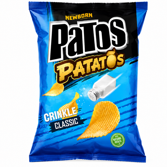 Patos Crinkle Classic Chips 100 g