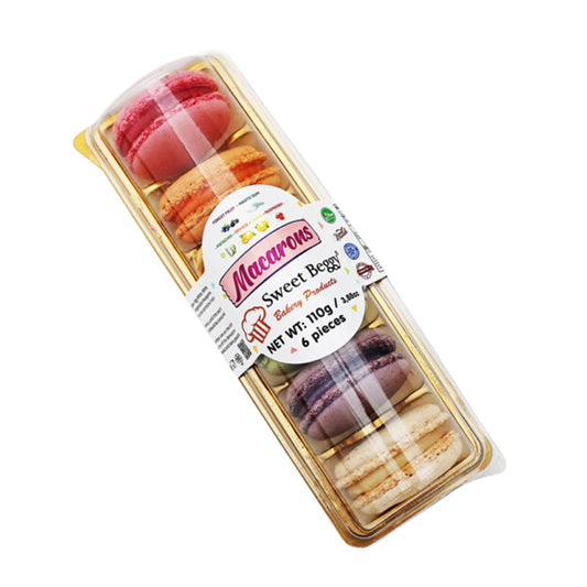 Sweet Beggy Macarons 6 Pcs 110 Gr
