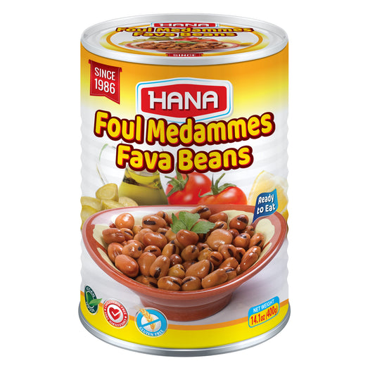 Hana Foul Fava Beans 14.1 oz (400 gr)