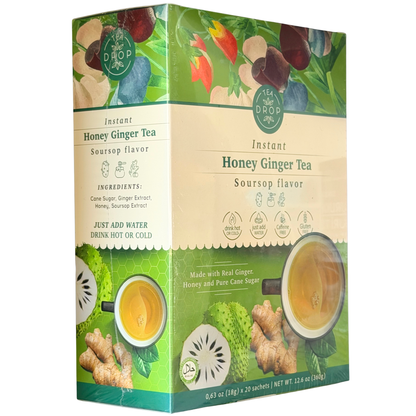 Tea Drop Instant Honey Ginger Tea Soursop 18gX20 sachets