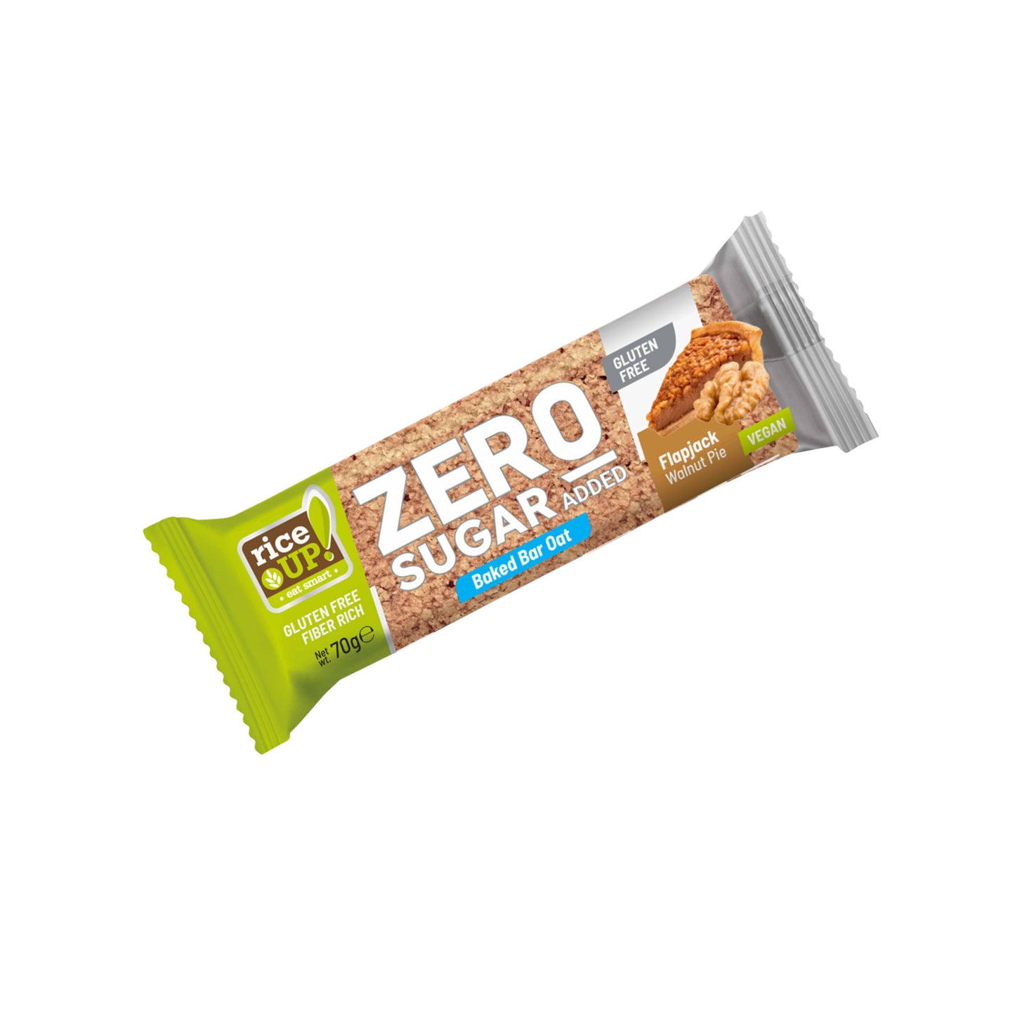 RiceUp Zero Sugar Gluten Free Oat Bar Walnut Pie 70 g