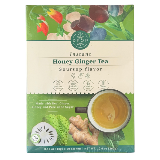 Tea Drop Instant Honey Ginger Tea Soursop 18gX20 sachets