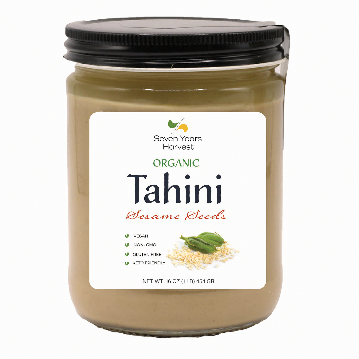 Seven Years Harvest Tahini 1 Lb (454 Gr)