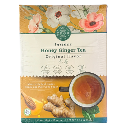 Tea Drop Instant Honey Ginger Tea Original 18gX20 sachets