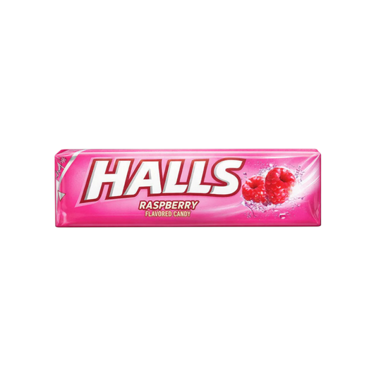 Halls Honey Raspberry Flovored Candy 9 Pcs