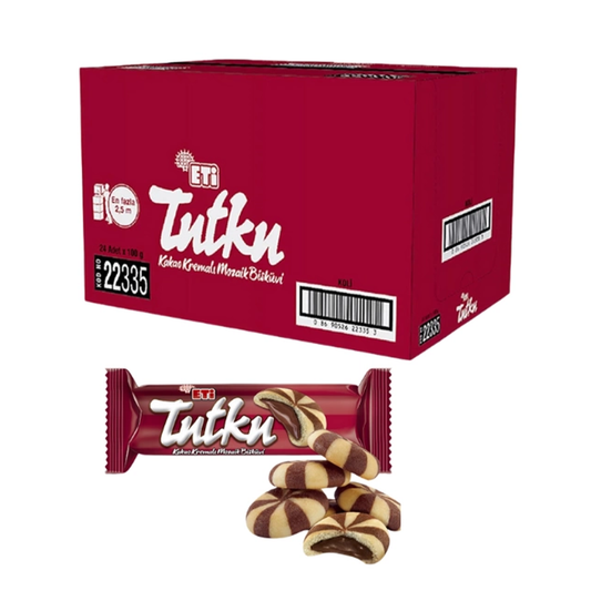 Eti Tutku Cocoa Cream Biscuit 100 g X24