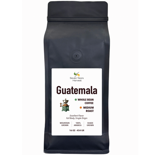 Seven Years Harvest Guatemala Whl Bean 16 oz (454 Gr)