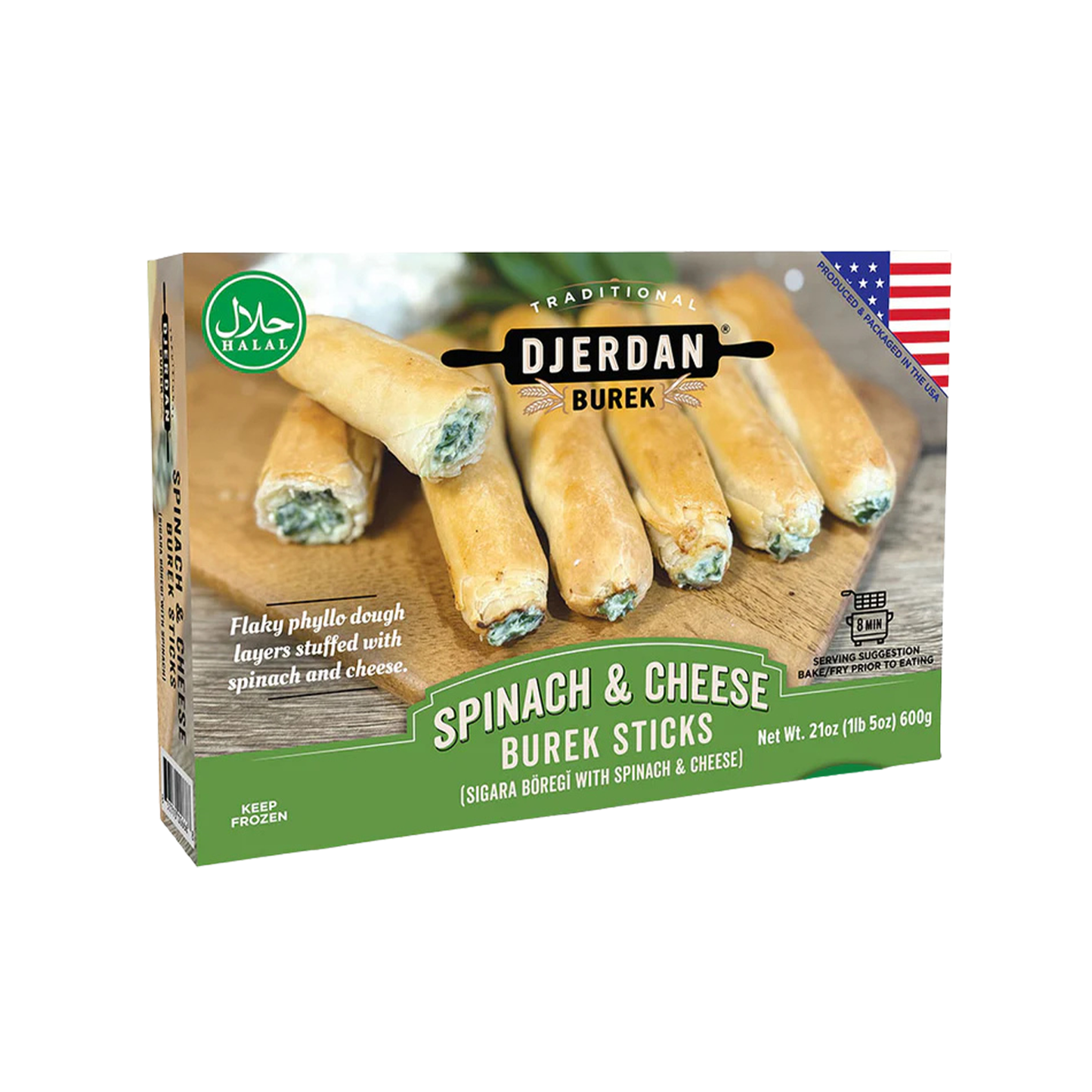 Djerdan Spinach&Cheese Burek Sticks 600 gr