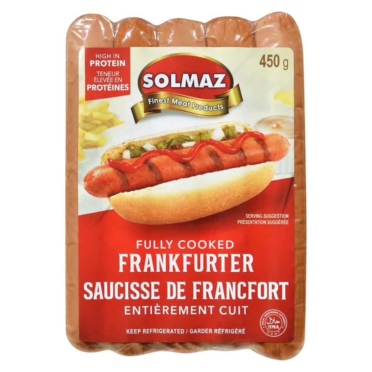 Solmaz Frankfurter Sausage Beef And Chicken 1 lb