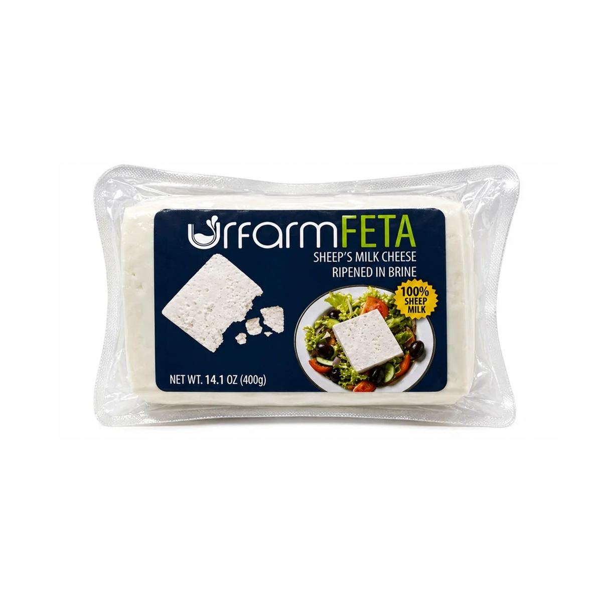 Urfarm Feta Sheep`s Milk Cheese 400 g