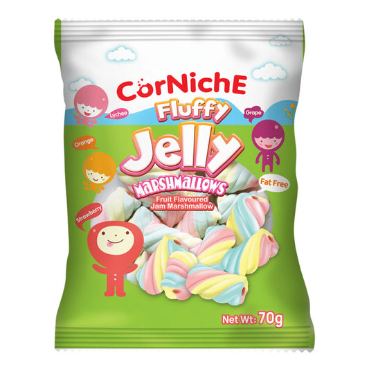 Corniche Fluffy jelly Marshmallows 70 Gr