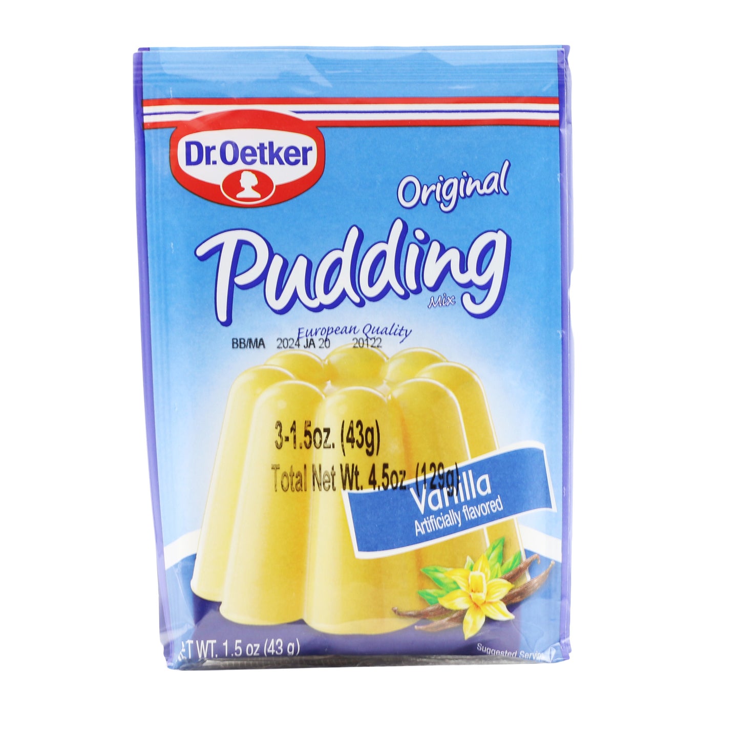 !Dr Oetker Original  Vanilla Pudng 3 x37 Gr