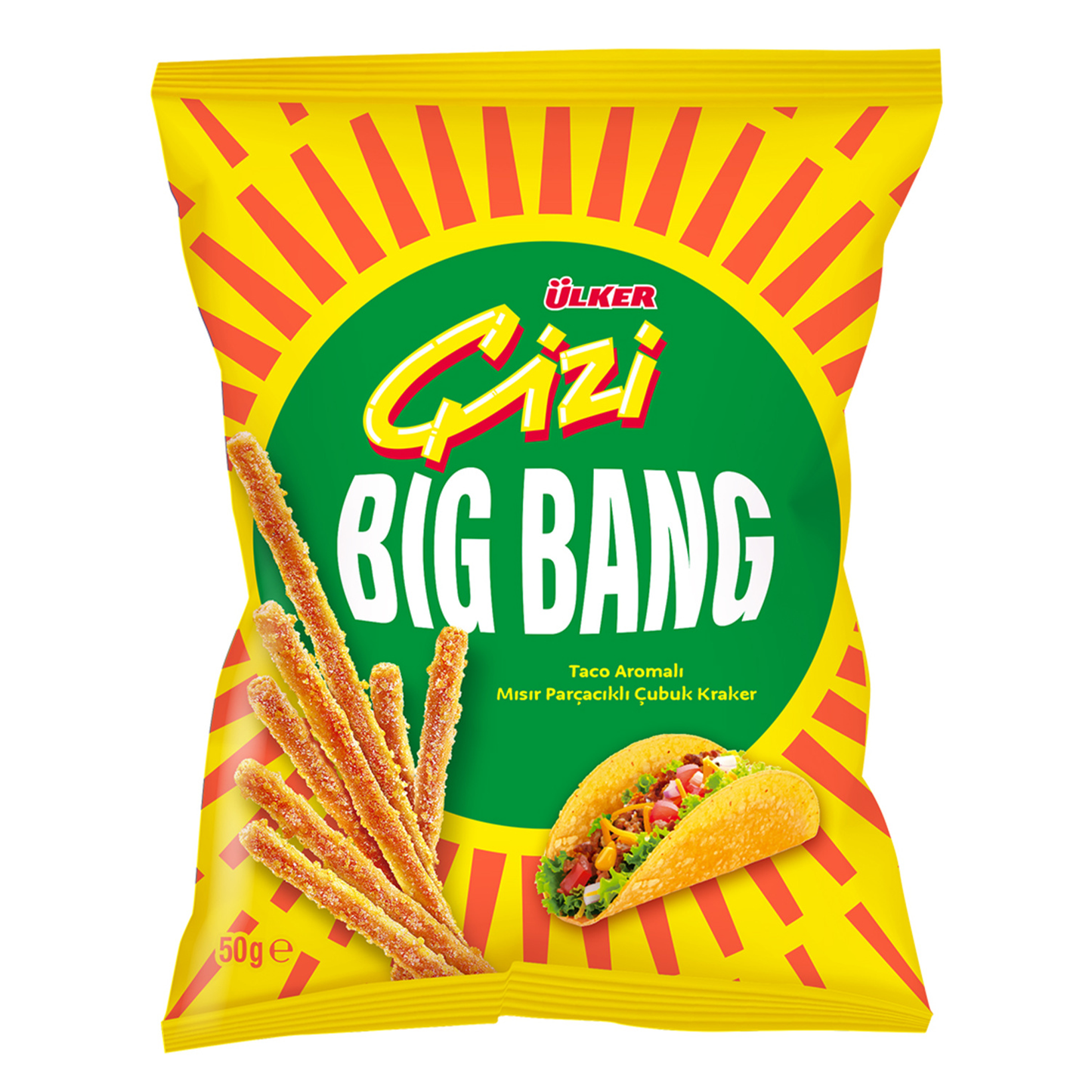 Ulker Cizi Big Bang Taco Corn 50 gr