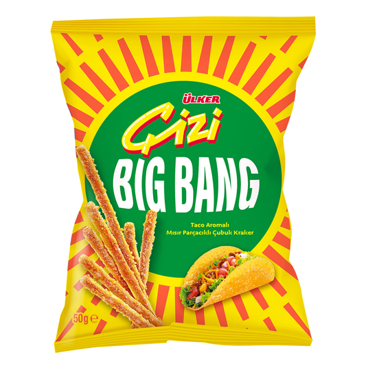 Ulker Cizi Big Bang Taco Corn 50 gr