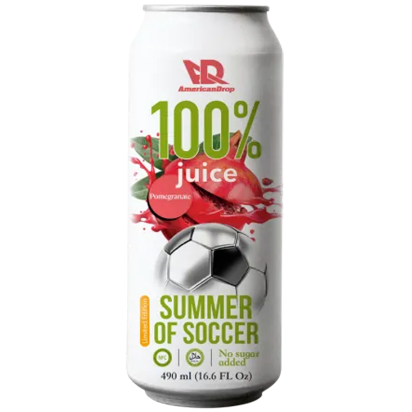 AmericanDrop 100% Pomegrate Juice 490 ml