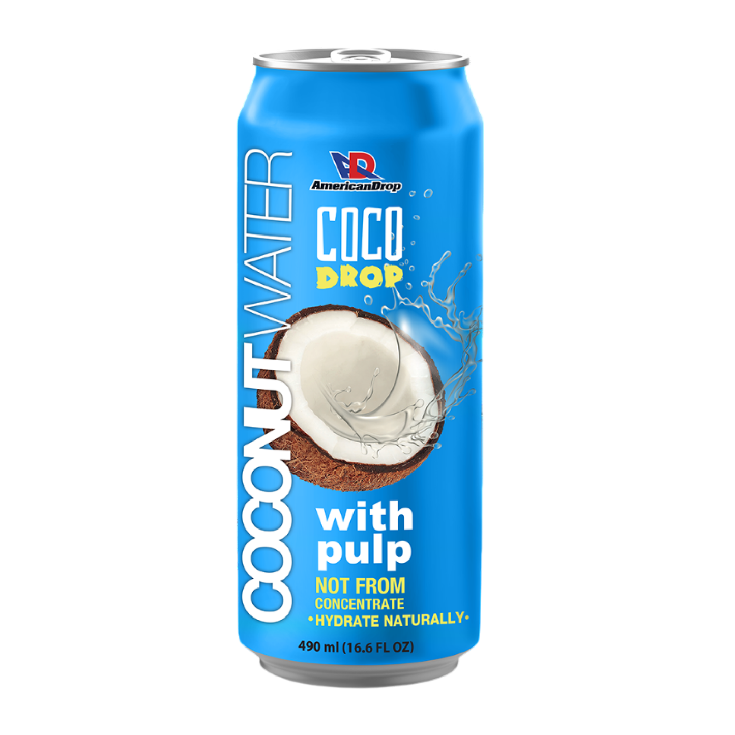AmericanDrop Coco Drop Coconut w Pulp Can 490 ml