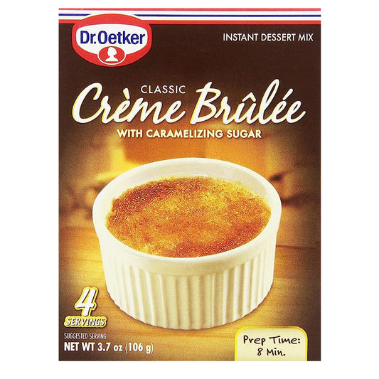 Dr. Oetker Classic Creme Brulee 3.7 Oz (106 Gr )