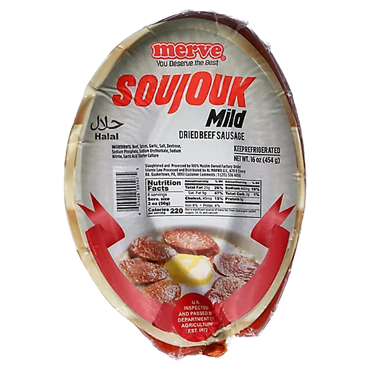 Merve Mild Soujouk 454gr