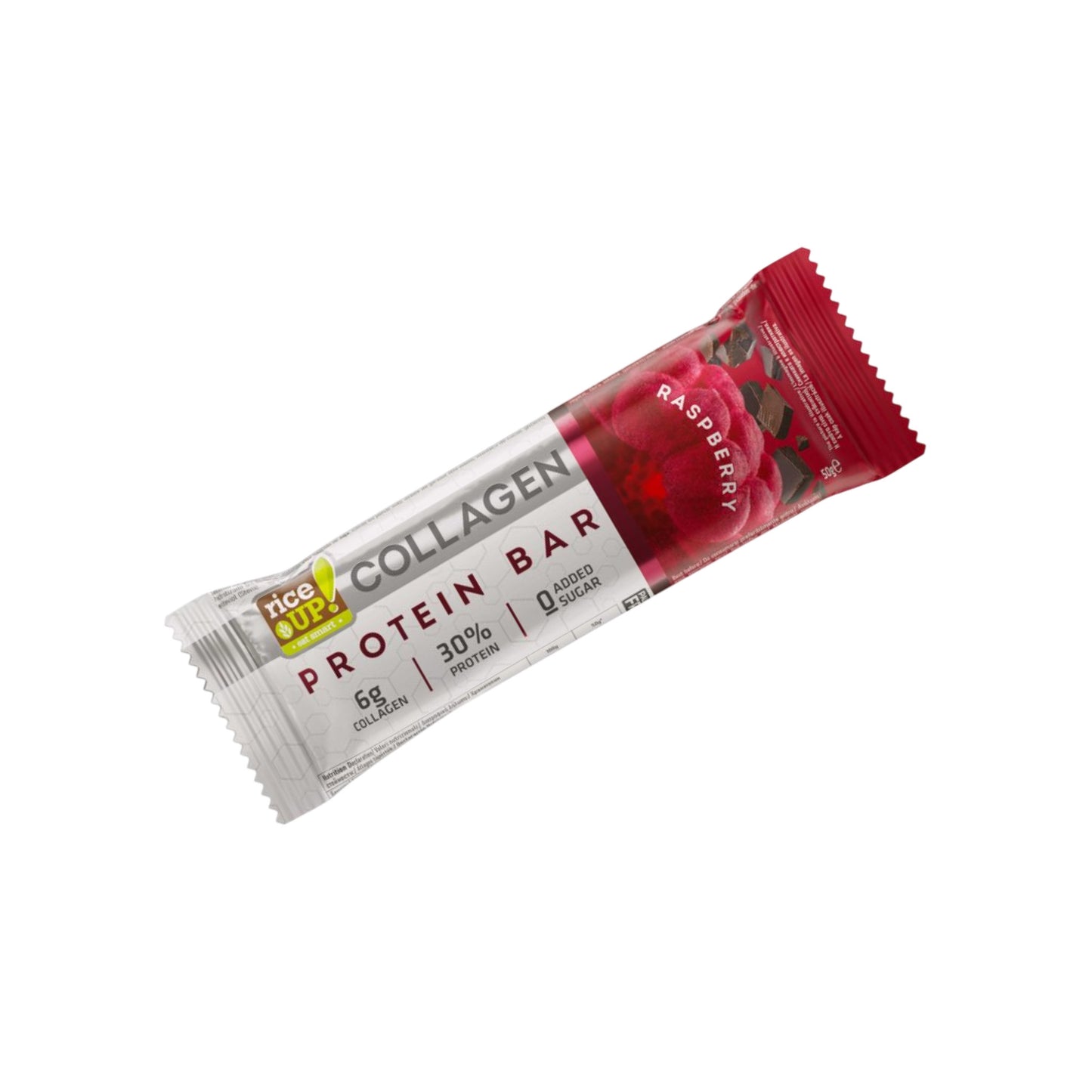 RiceUp Collagen Protein Bar Raspberry 50 gr