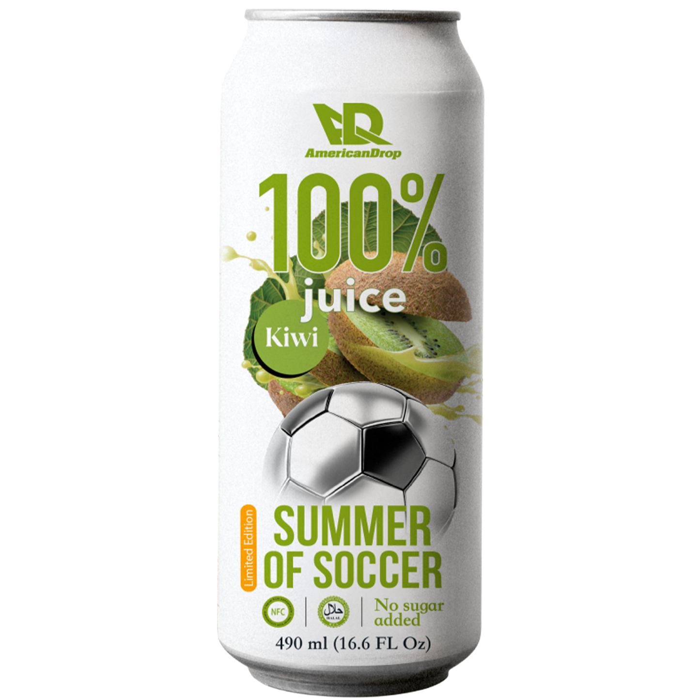 AmericanDrop 100% Kiwi Juice 490 ml