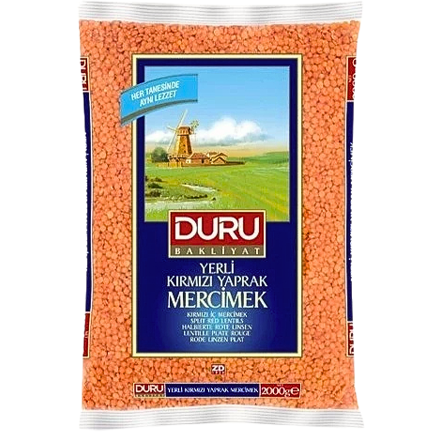 Duru Split Red Lentil 2000 gr