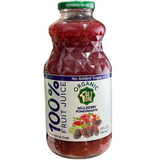 Getone 100% Fruit Juice Mulberry Pomegranate 32 oz(946 ml)