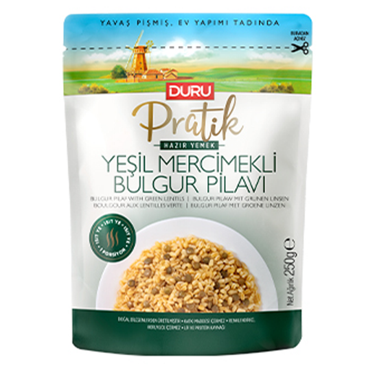 Duru Pratik Bulgur Green Lentil 250 gr