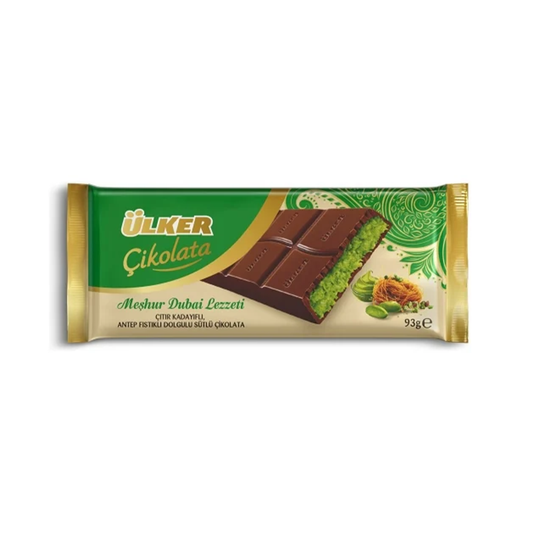 Ulker Dubai Chocolate w Kadayif Pistachio 24x35 gr