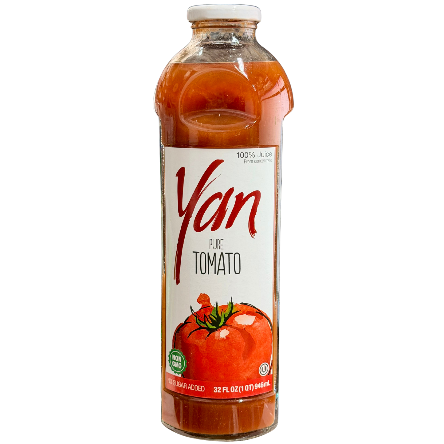 Yan Tomato 100% Juice Cold Pressed  (No Sugar)32 oz(946 ml)