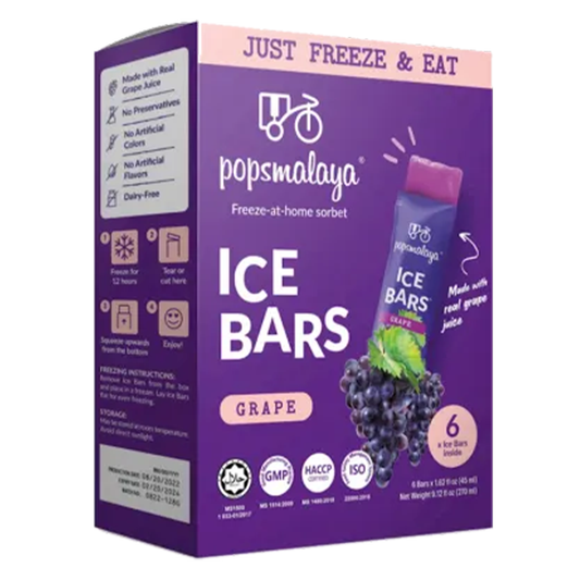 Popsamalaya Ice Bars Grape 45ml
